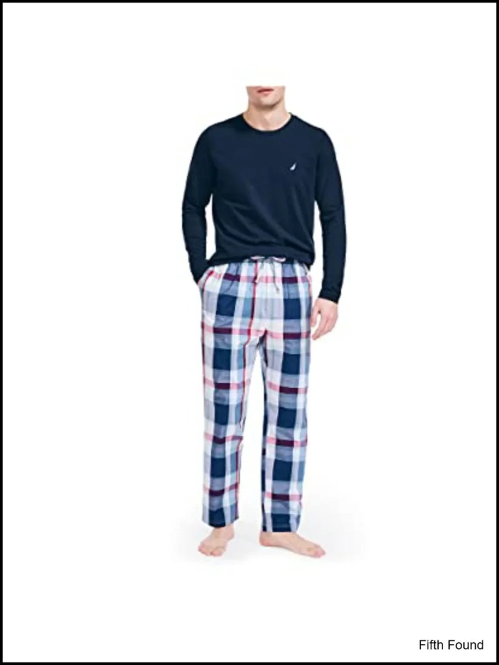 Cotton Elastic Waistband Sleep Pajama Pant with Pockets